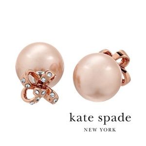 Kate Spade Rose Gold It’s A Tie Reversible Earring